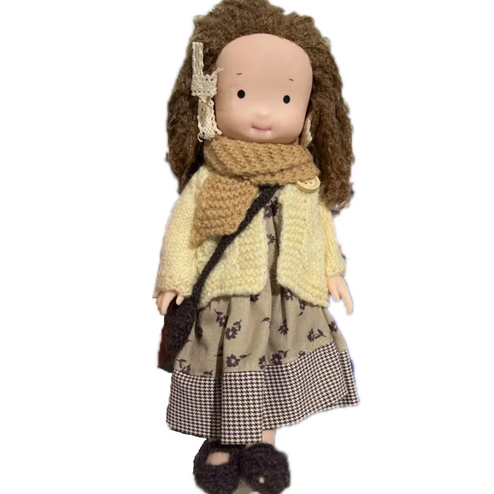 

Родная кукла Вальдорф, мягкая кавайная мультяшная мягкая кукла, милая кукла ручной работы, детский подарок
