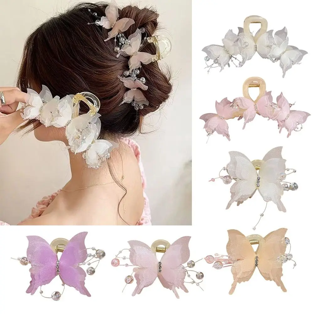 Hairpins Hair Accessories Butterfly Hair Claw Hair Clamp Headwear Shark Clip Elegant Fashion Crab Hair Clips Girl Lady Women