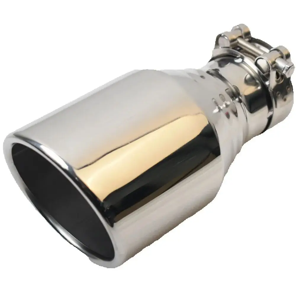 

Универсальный выхлопной наконечник впускного отверстия 2,5 дюйма, выпускной отверстие 4 дюйма x 9 дюймов, нержавеющая сталь общего доступа, подходит для внешнего диаметра 2,5 дюйма