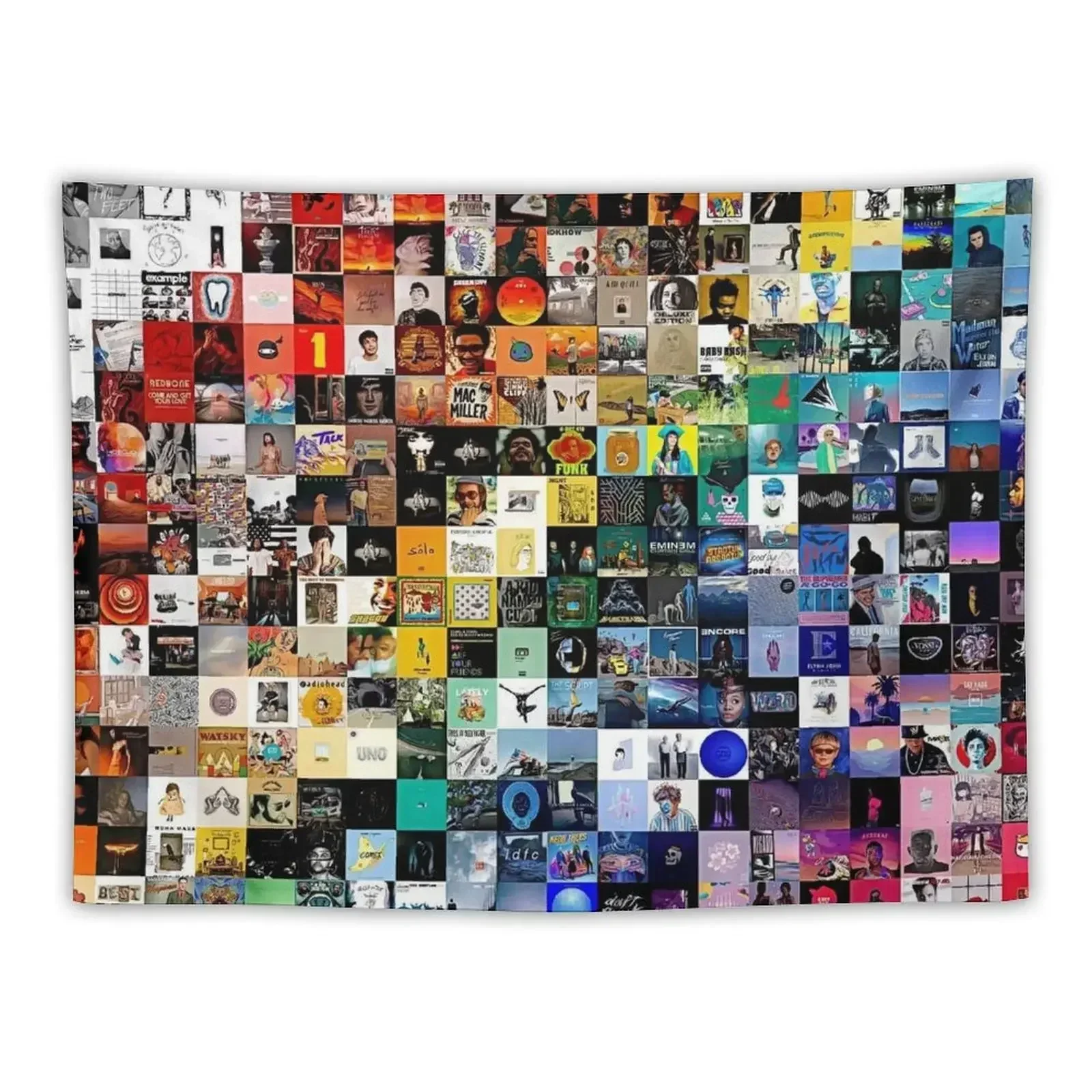 

Rainbow musical full album collage Tapestry Carpet Wall Room Decore Aesthetic Bedroom Decor Aesthetic Tapestry