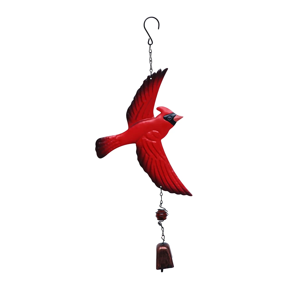 

Bird Wind Chime Iron Hanging Decor Retro Bell Crafts Melodious Sounds Exquisite Design Safe Material Practical Durable House