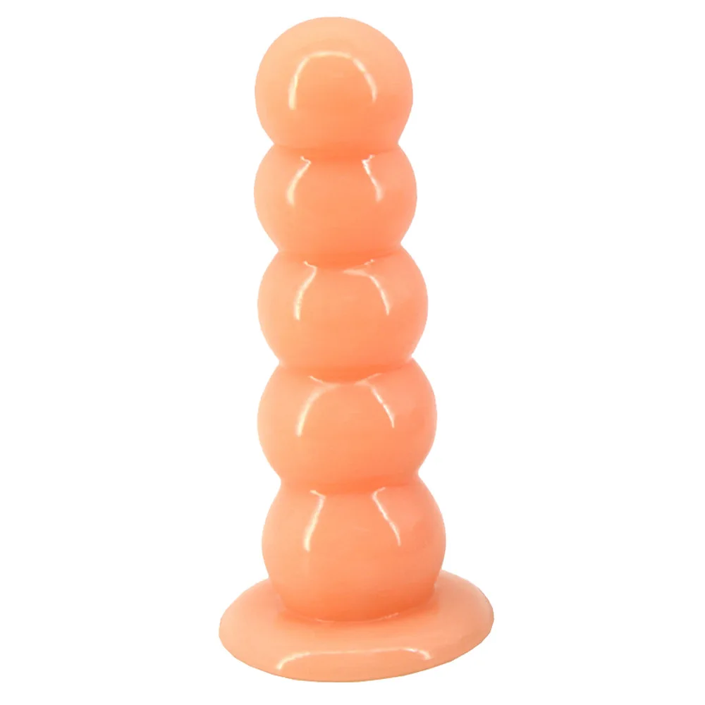 Large Five-Bead AnalPlug Insertion Masturbation Toy Anal Expansion Prostate Stimulation Butt Pleasure Sex Toy Couples Gay