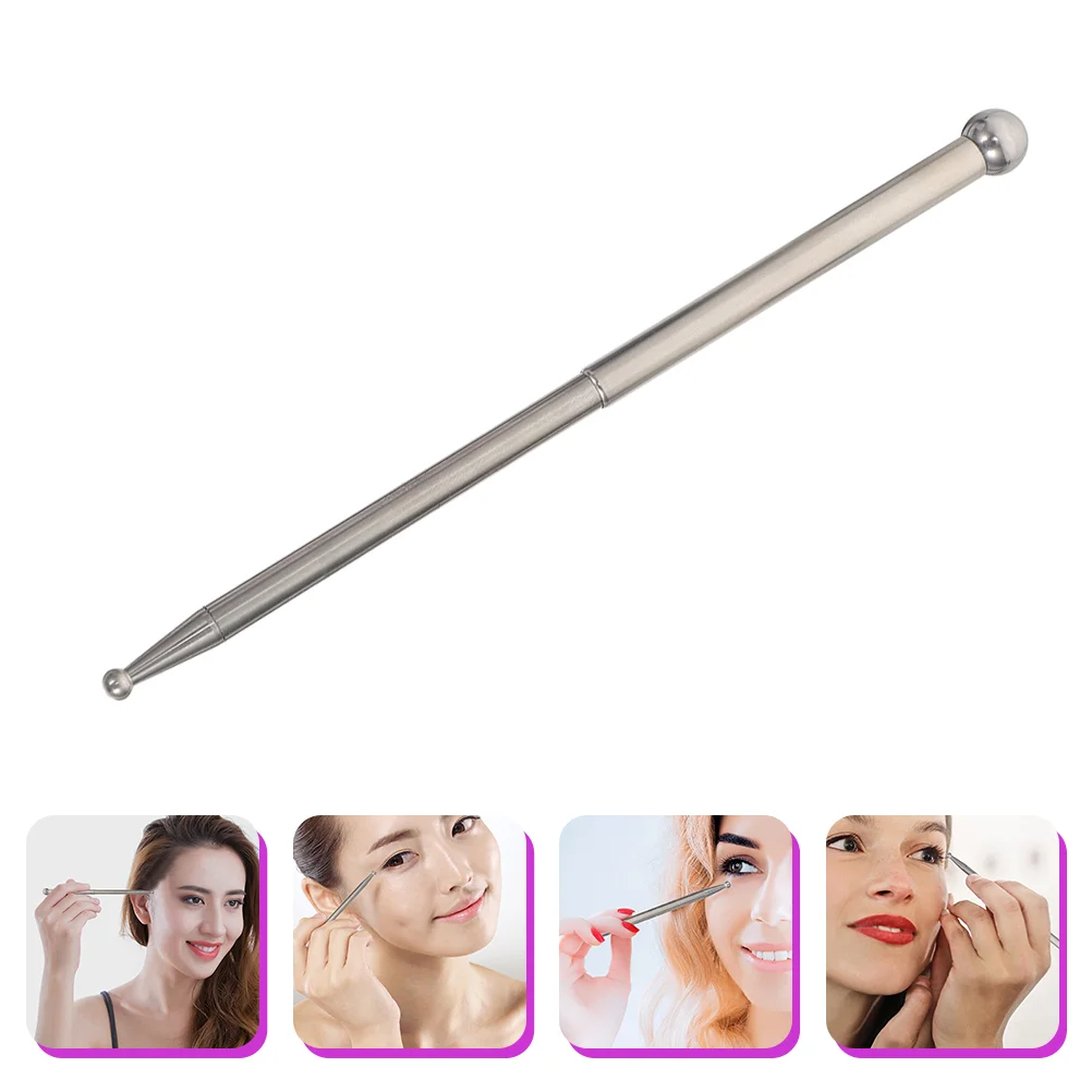 Facial Acupoint Massaging Stick Stainless Steel Face Body Massage Rod Compact Size Store Premium Material