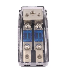 Car Audio Power ANL Fuse Holder 60 Amp Mini ANL Fuses Accessories 2/3/4 Way ANL Aluminum Alloy For Stereo Car Audio