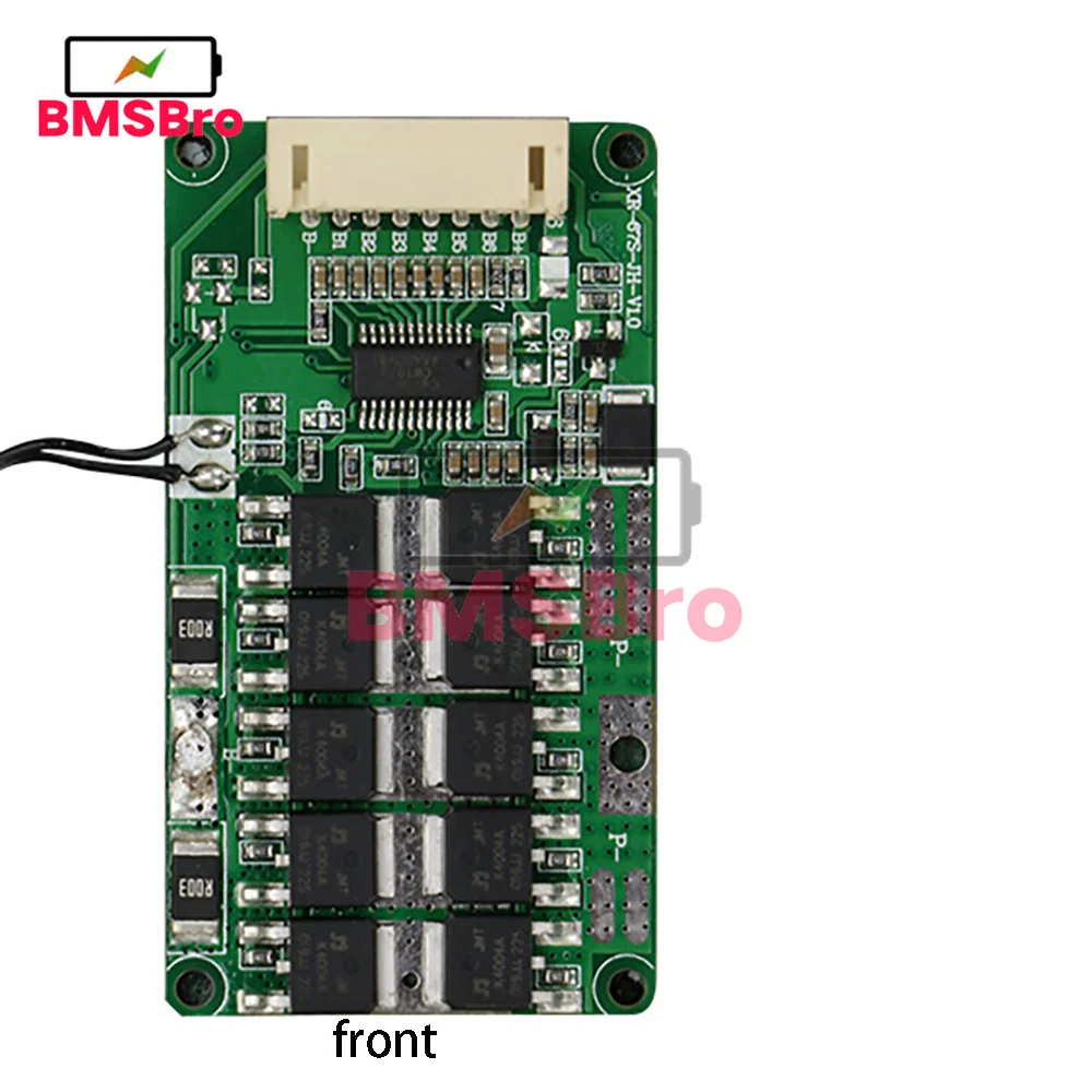 Zbalansowany BMS 7S 24V 15A 20A 25A 18650 korektor akumulatory ładowania litowo-jonowego z temperatura NTC zabezpieczeniem dla Escooter