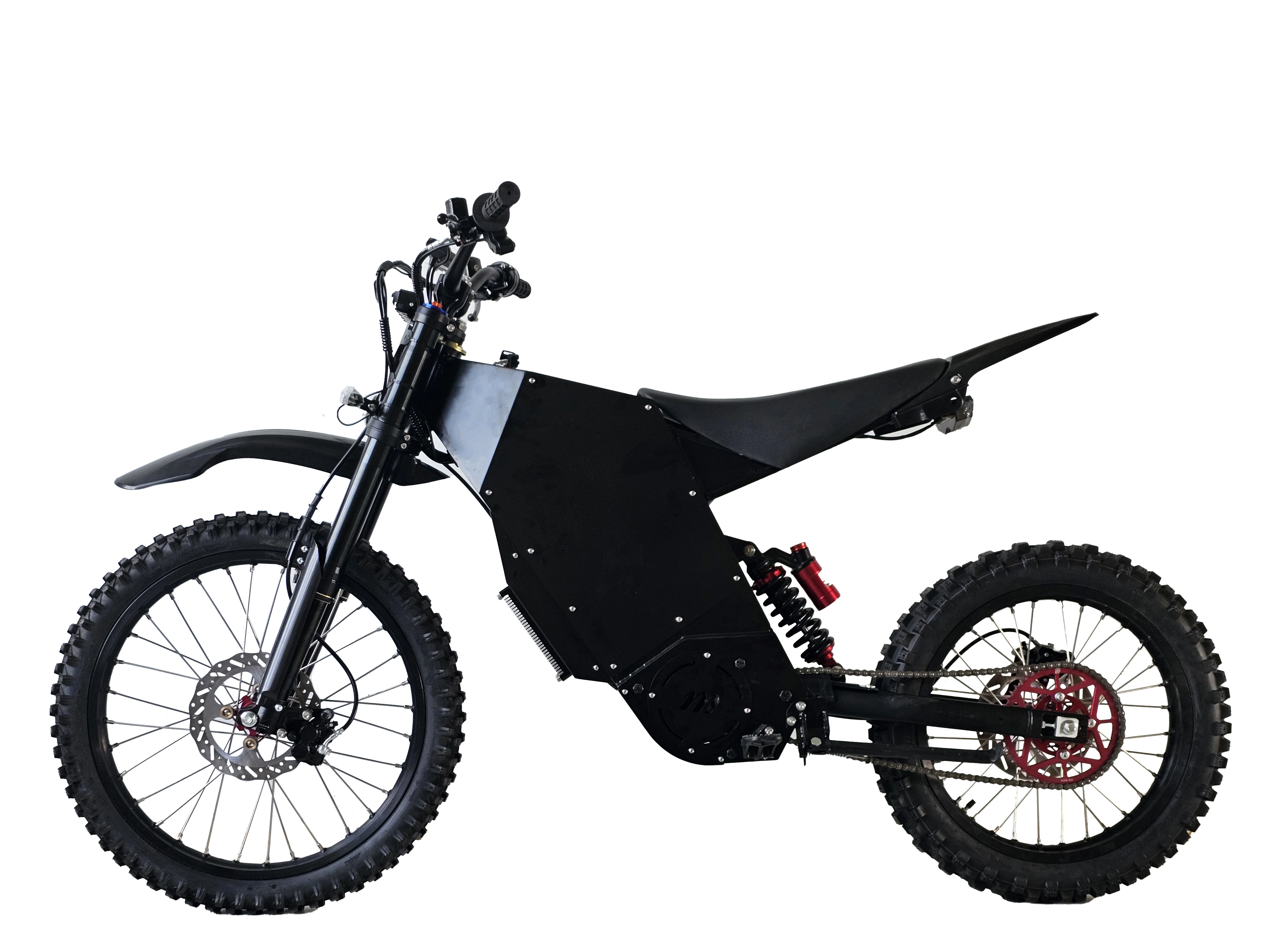 High Power for Bomber 18000W MDX-30 Electric Mountain Bike 72V 75Ah Integrated Battery Rear Hub Motor Steel Frame Disc Brake