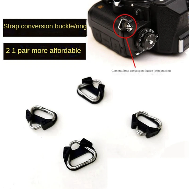 20Pcs Camera Lug Ring Camera Strap Triangle Split Ring Hook For Fujifilm For Lecia For Nikon For Canon For Olympus DSLR