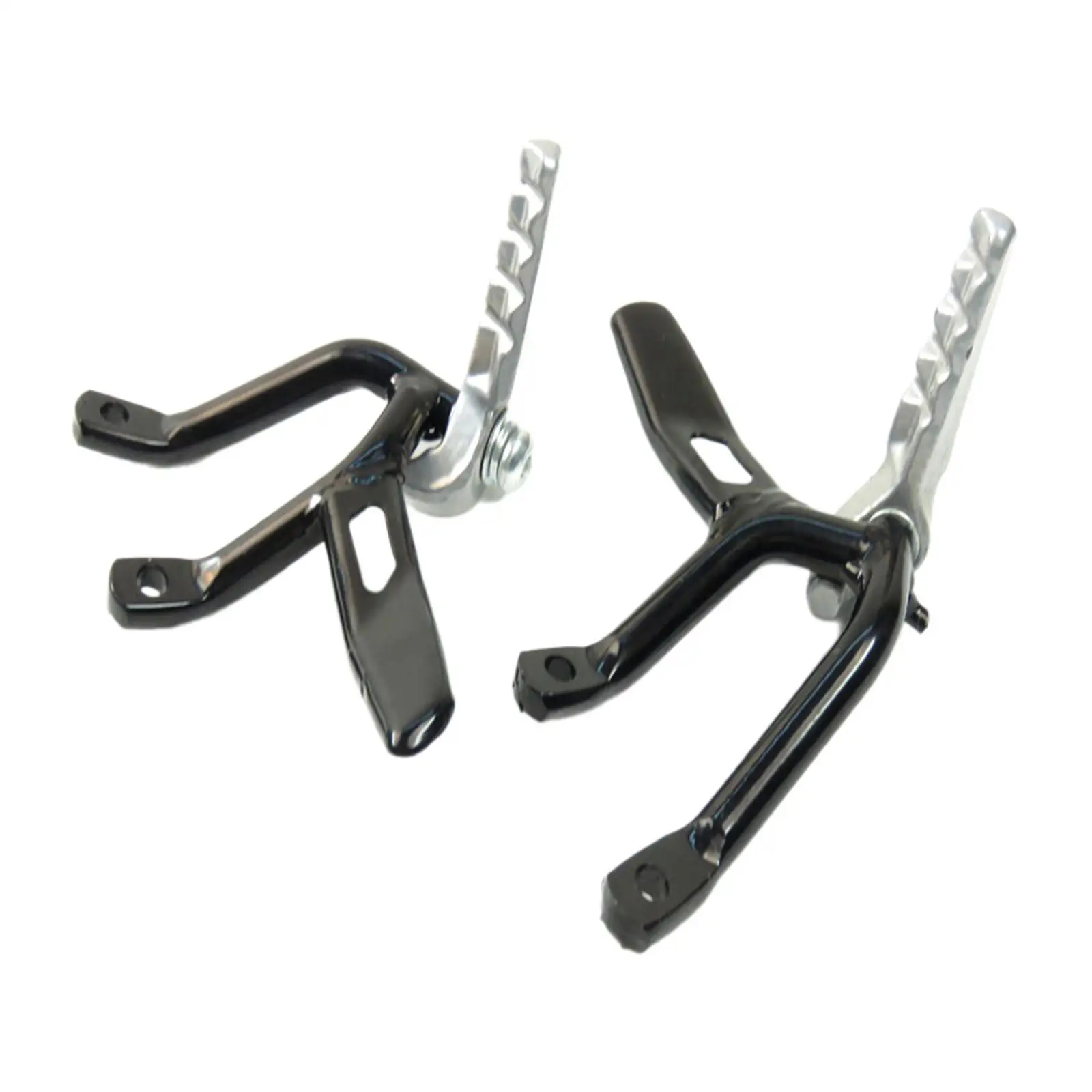 2x Motorcycle Rear Passenger Foot Pegs Professional Easy to Install Replaces Spare Parts Foldable Footrest Motorcycle Footrest