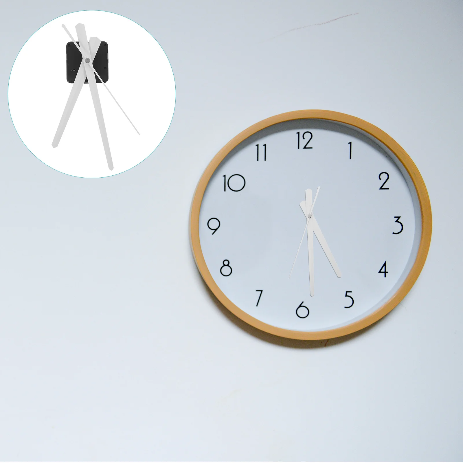 

Wall Clock Silent Large Hands Mechanism Replacement Movement Parts Diy Accessories Motor