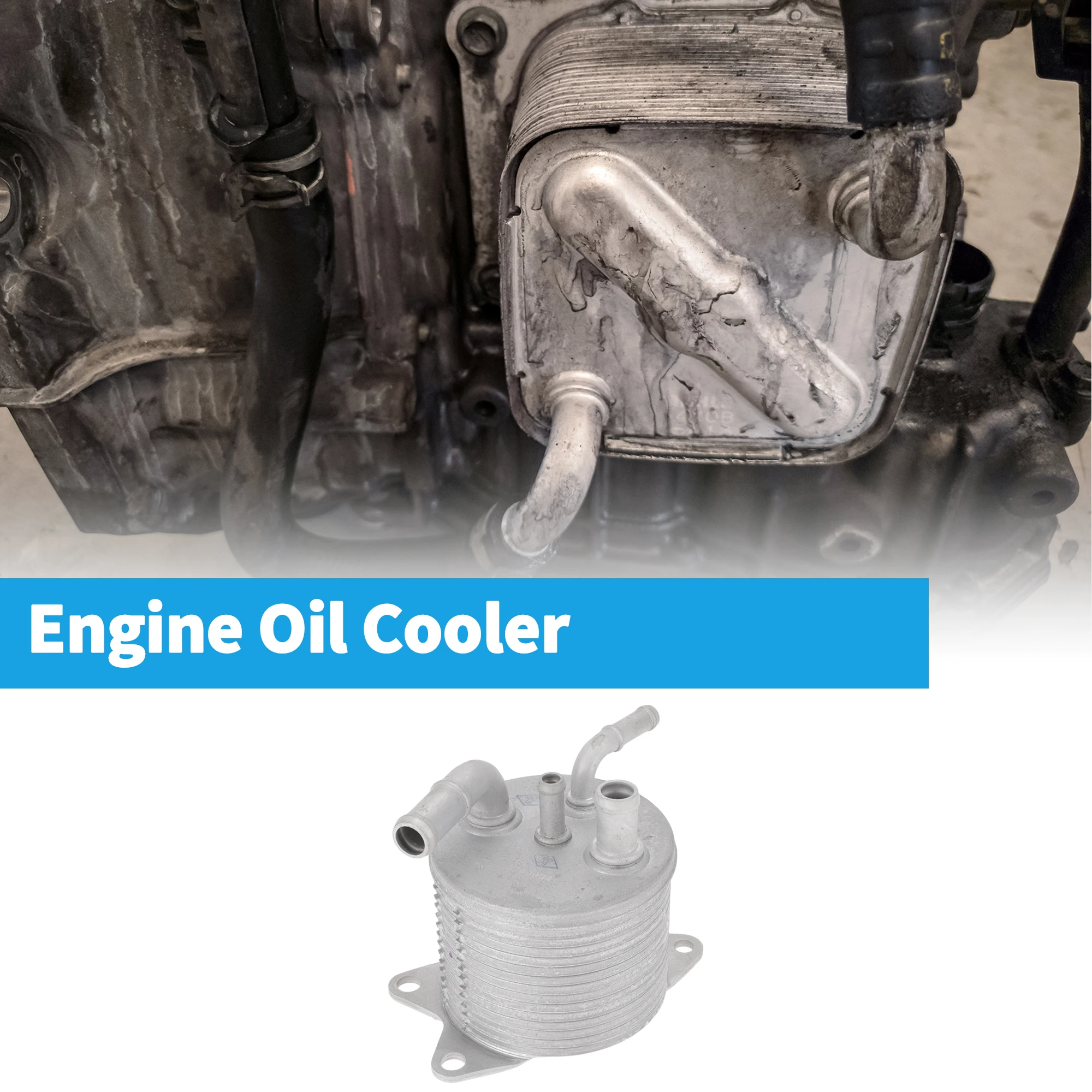 

UXCELL Engine Oil Cooler for Subaru Forester No.31237AA000 Trans Cooler 1 Pc