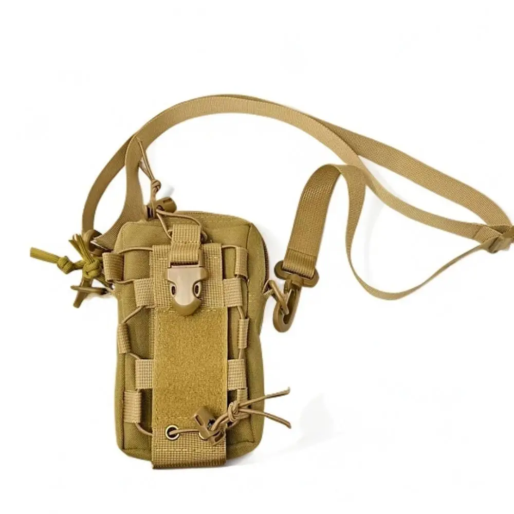 Reißverschluss-Wandertaschen aus Oxford-Gewebe, große Kapazität, Wasserflaschenhalter mit Riemen, multifunktionale Sport-Handytasche für den Alltag. – Detail 4