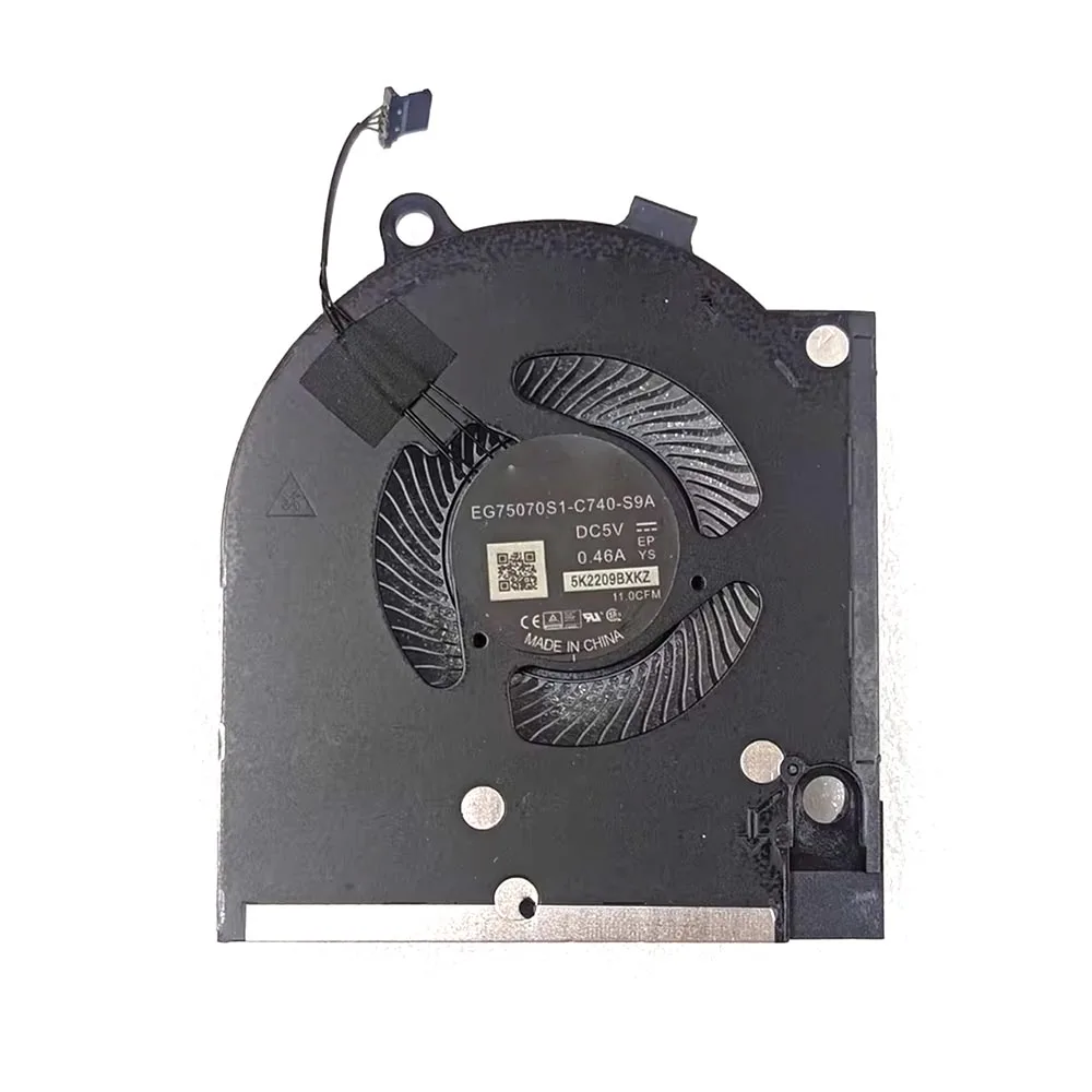 

Laptop CPU Fan For DELL For G15 5520 5525 RTX3050 EG75070S1-C740-S9A RD0210382111 DC5V 0.46A