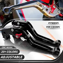 For Honda CB500F CB 500F Clutch Lever Brake Lever Set Adjustable Folding Handle Levers Motorcycle Accessories Parts