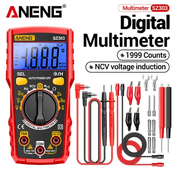 Smart Digital Voltage Multimeter ANENG SZ303 Professional Current Electrical Resistance…