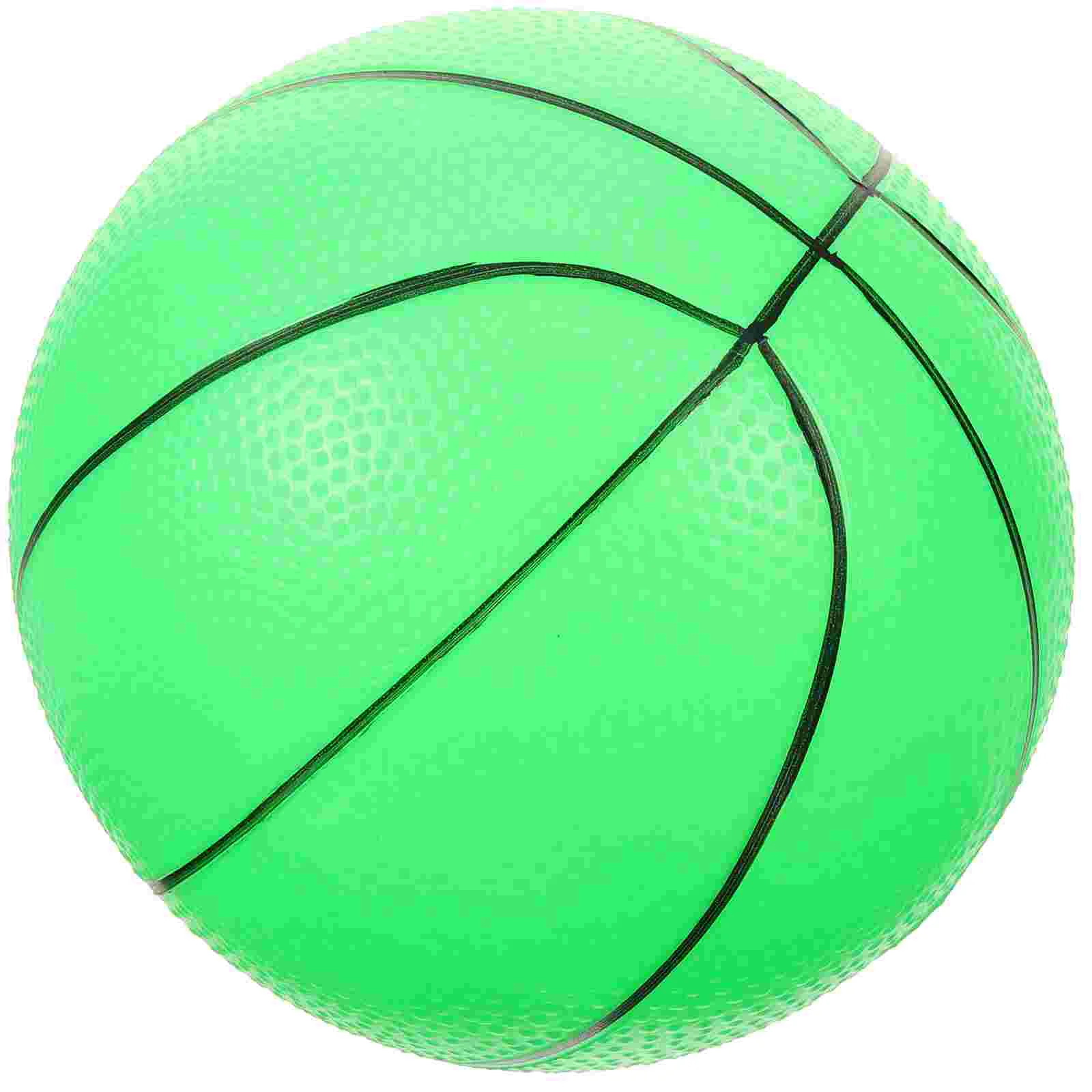 Educational Patting Ball Luminous Basketball Mini Sports Entertainment Toy Green Outdoor Training Toddler