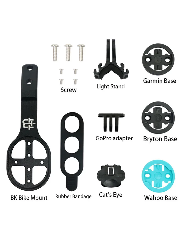 AliExpress ASIACOM For BLACK INC Bike Computer Mount Handlebar Bicycle Extension Alloy Mount Bracket Holder for Garmin Wahoo Bryton Cateye Etc