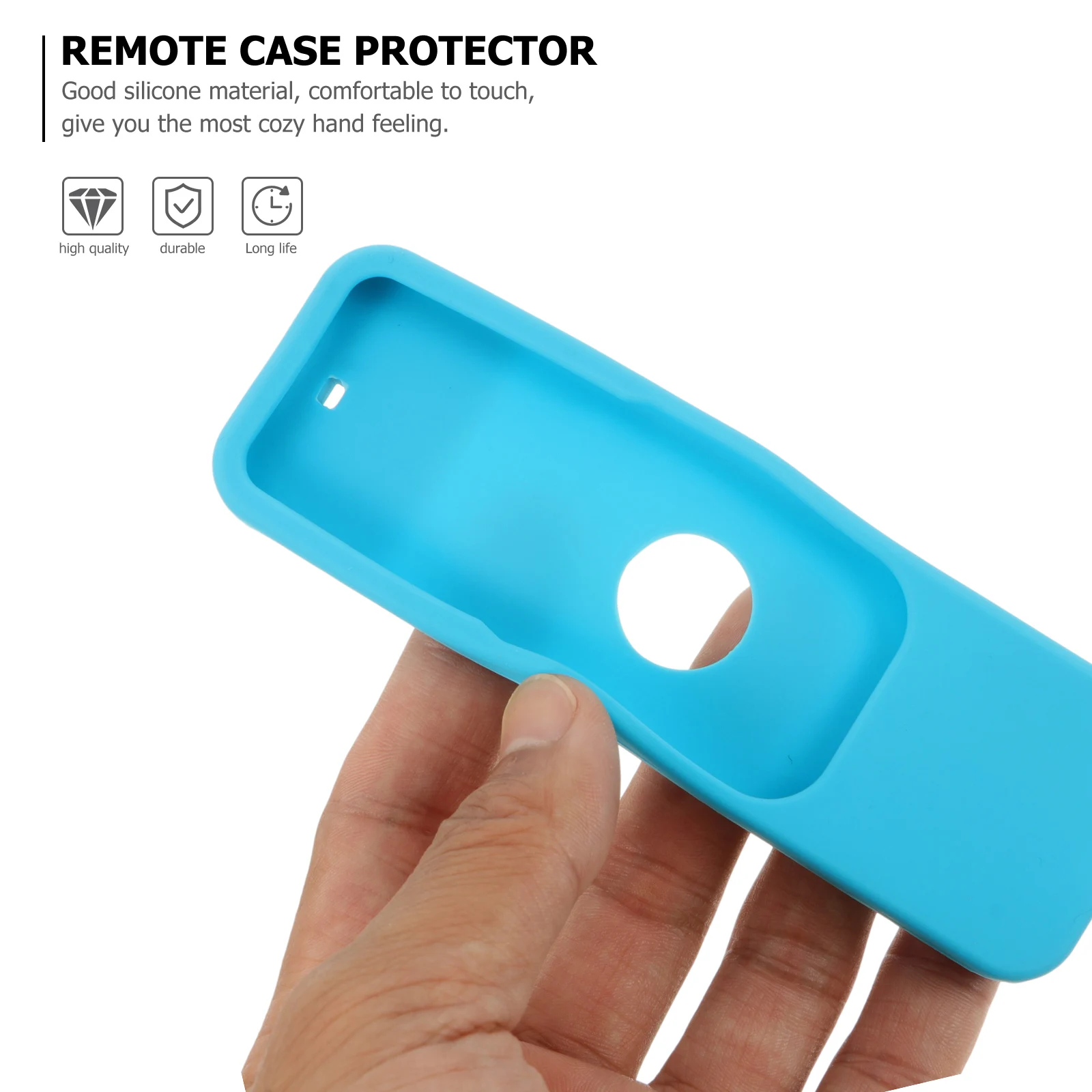 

2 Pcs Television Remote Control Case Shockproof Silica Gel Protective Protector