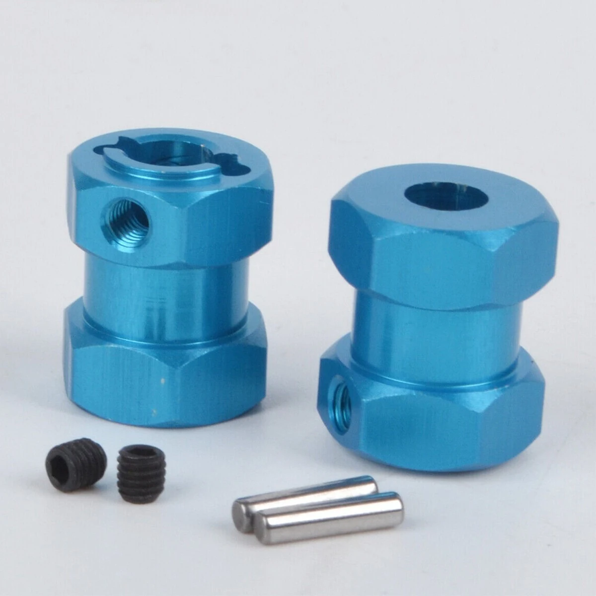 1/10 RC Buggy Car Aluminum Wheel Adapter Set For Tamiya CW-01 Lunch Box Frog Grasshopper Hornet Wild One Novafox 53913 Parts