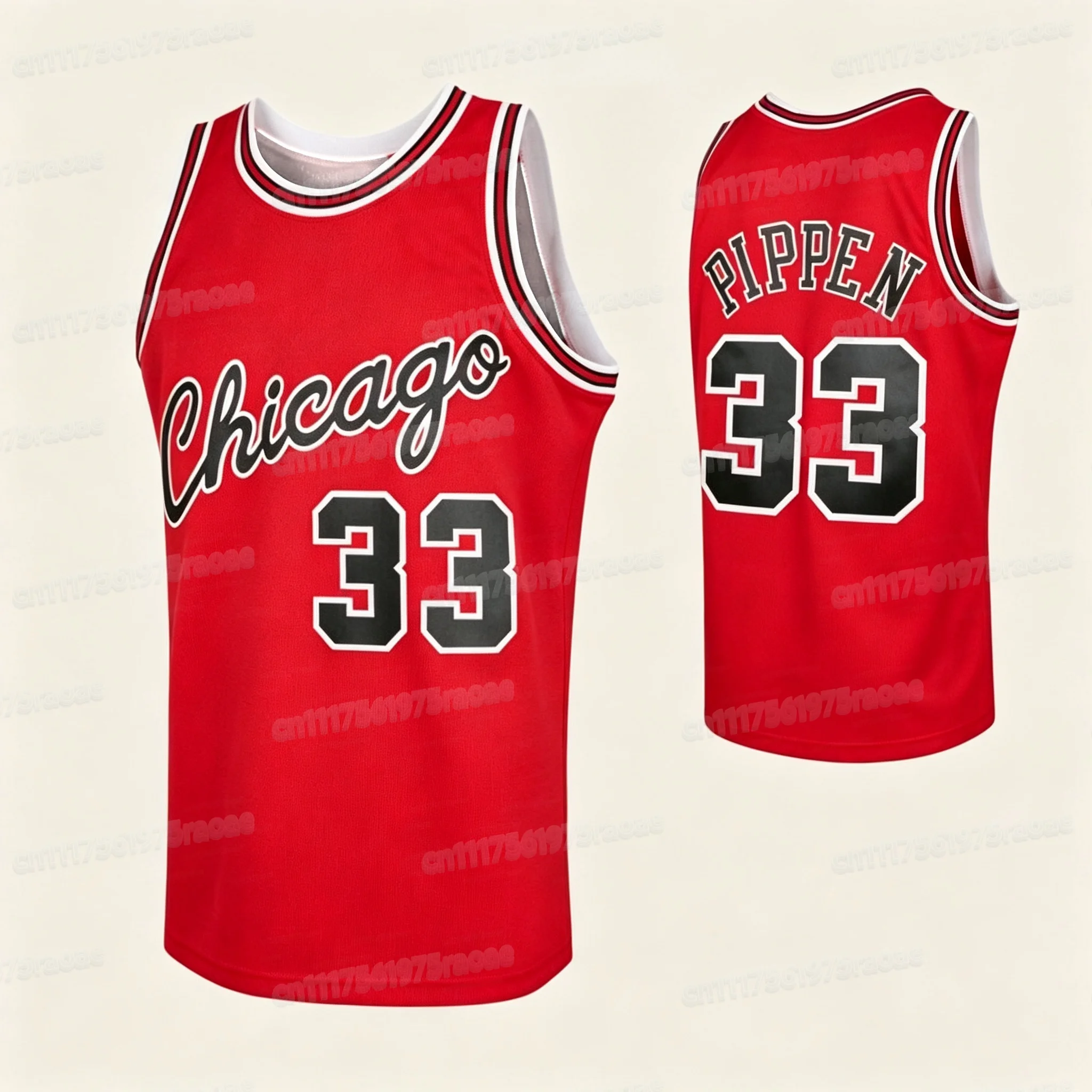 Vintage Orlando 1 Penny Hardaway Basketballanzug mit blauen und weißen Streifen, Retro-Sportbekleidung, lässige 3D-Weste, Familienstil – Detail 7