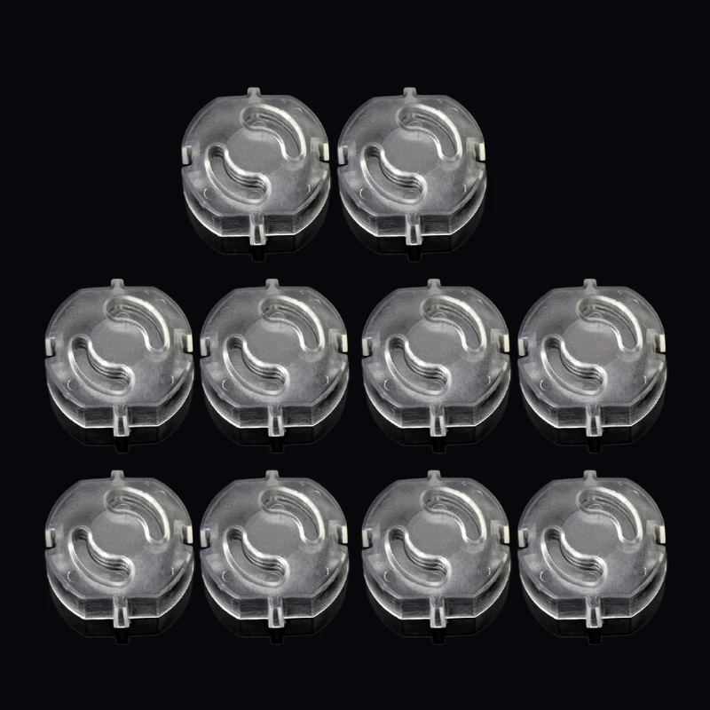 10pcs EU Kids Safety Electrical Outlet Cover Clear Baby for Protection Plug Prot