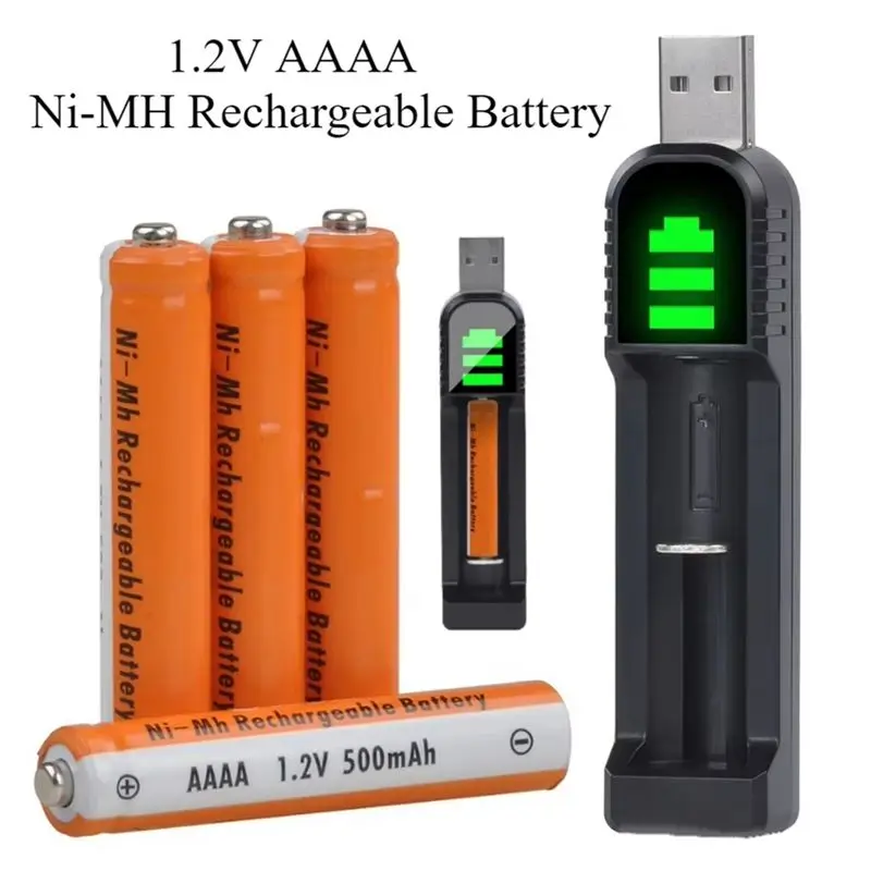 AY14 -1.2V AAAA Ni-MH Rechargeable Battery For Stylus Pen Bluetooth Earphone, USB For Microsoft Capacitive Pen