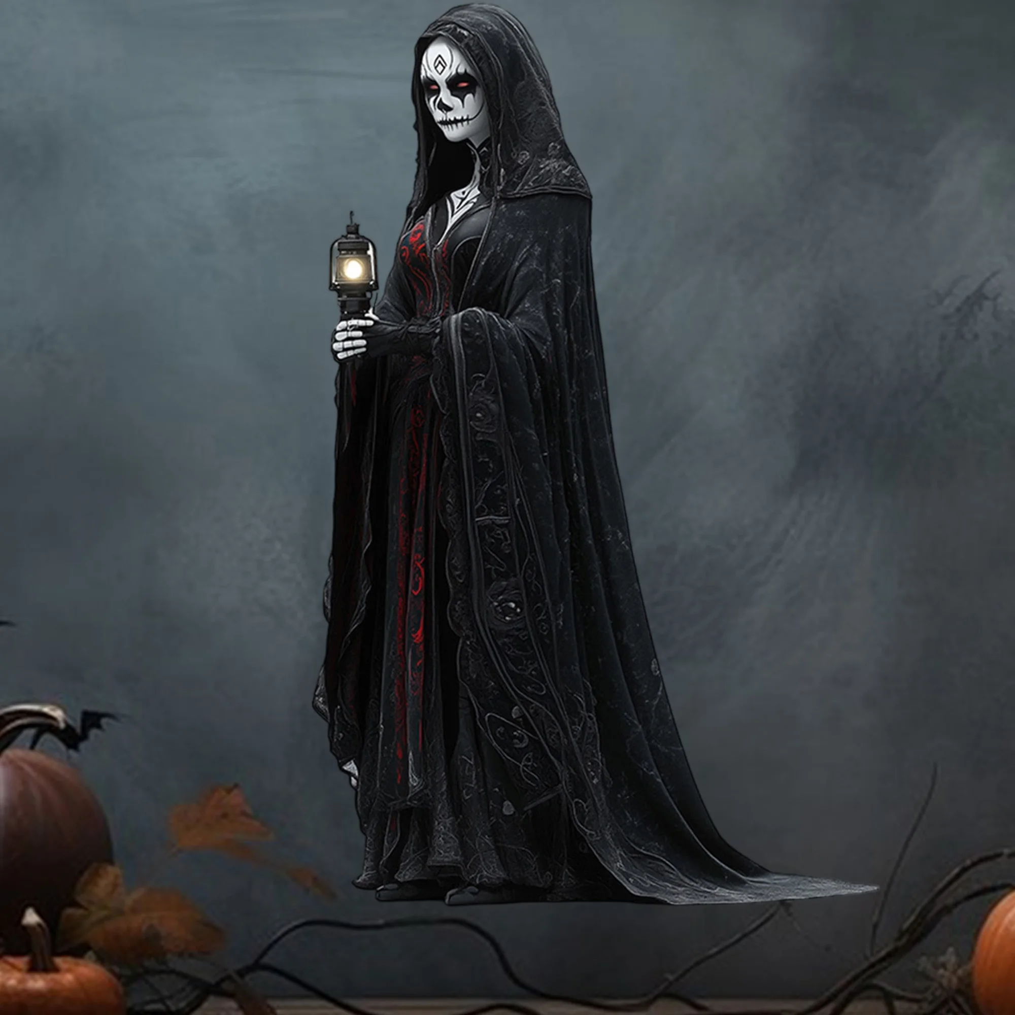 زاحف شبح اليقطين هالوين الجدار ملصق منزل مسكون العنكبوت ويب جدار الفن ديكورات المكاتب المنزلية