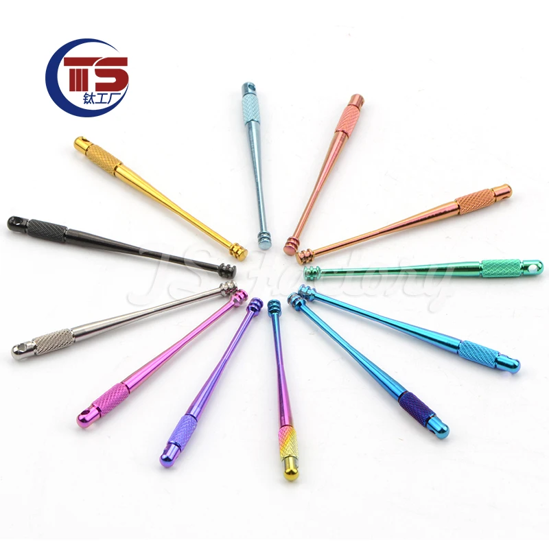 TS 1pc Titanium Factory Titanium Alloy Ear Scoop TC4 Corrosion resistant, high hardness, no rust