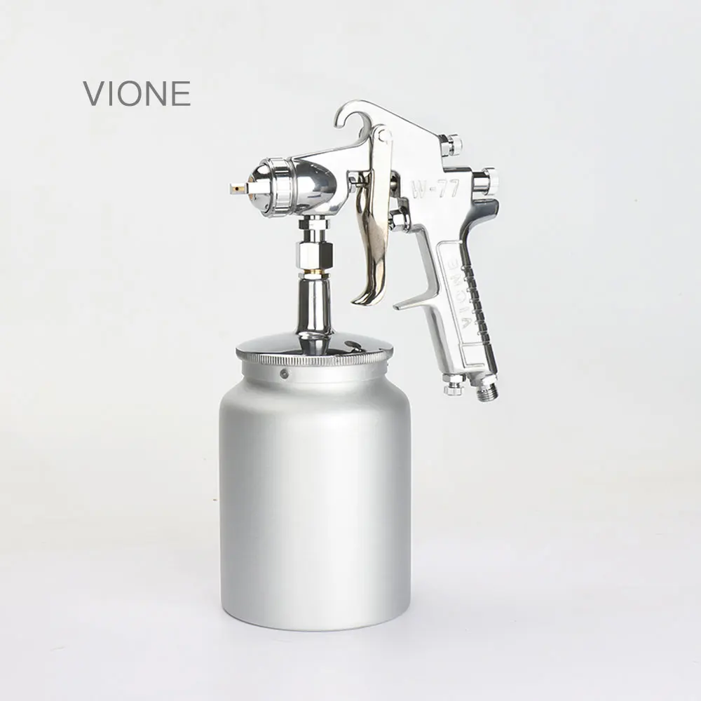 Vione OEM Pistolet Peinture W77 0.34Mpa 535g 4.0mm Viscosity Air Tools Spray Gun Paint  W-77-G Pneumatic Spray Gun Factory Price