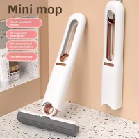 Household Mini Mop Portable Absorbent Cotton Home Dormitory Glass Wiper Display Free Hand Wash Mop