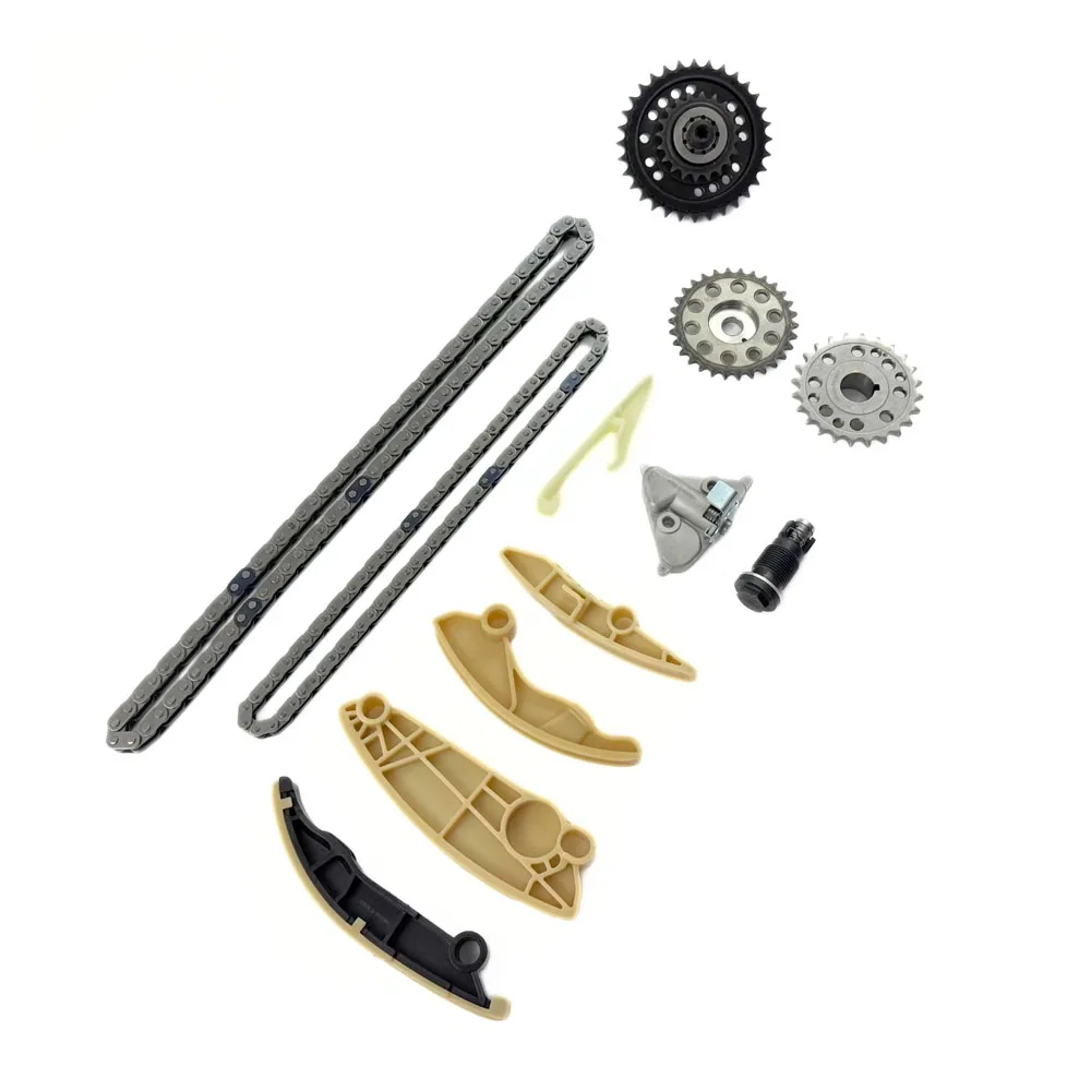 Engine Timing Chain Kit With Gear Fit 2.0 L Diesel For Land Rover Range Discovery Defender Jaguar 2.0L AJ200 204DTD 204DTA 14-24