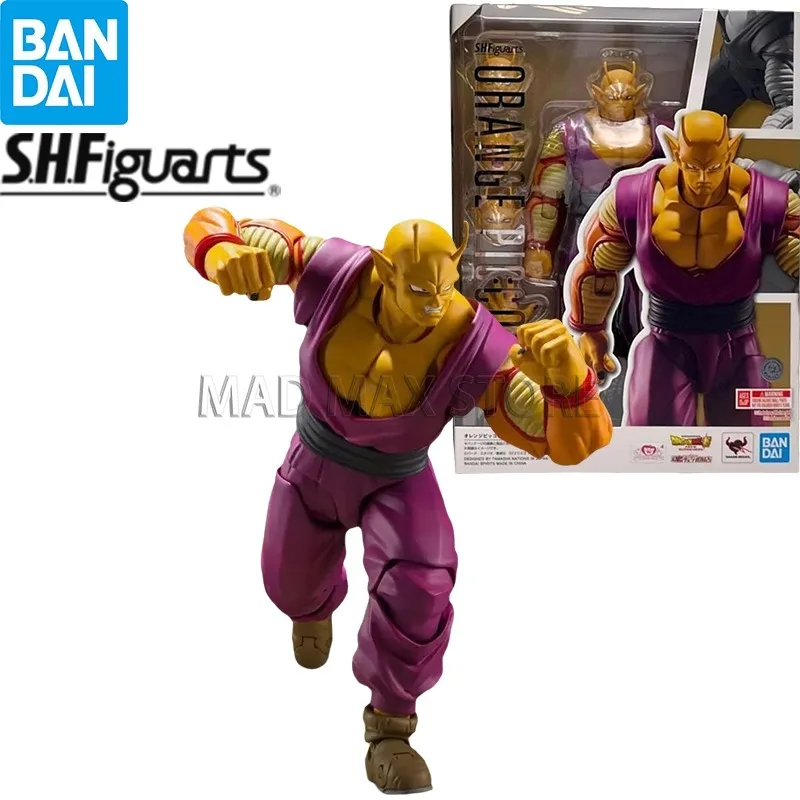 

In Stock Bandai S.H.Figuarts SHF Dragon Ball Super Hero Orange Piccolo Anime Figure Action Model Collectible Toys Gift