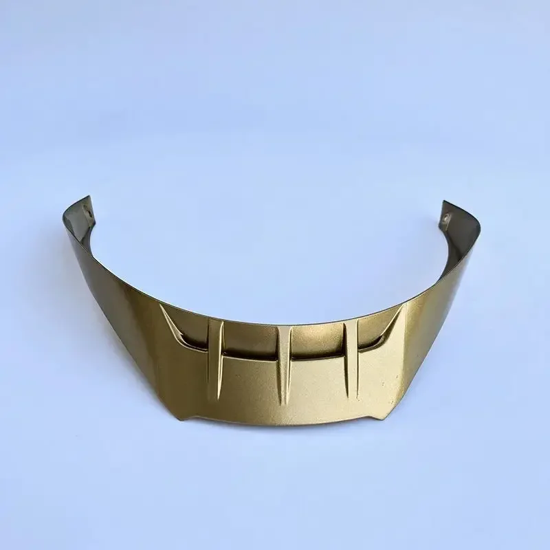 Repair Parts Rear For Motorcycle Helmet One Size Rear Wing Big Spoiler Clear Black Yellow Color Electroplated Tail image 5