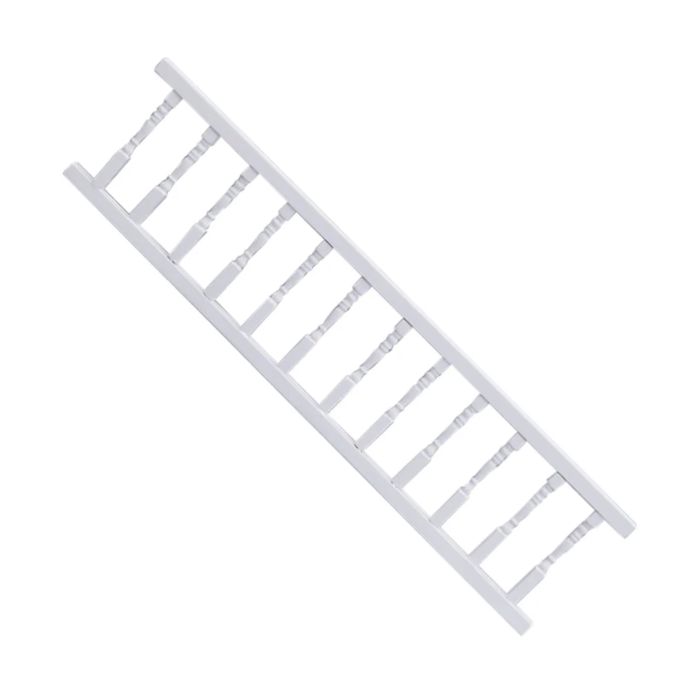 White Column Railing Mini Toys Decoration Miniature Wooden Furniture House Kids Handrails Household Child