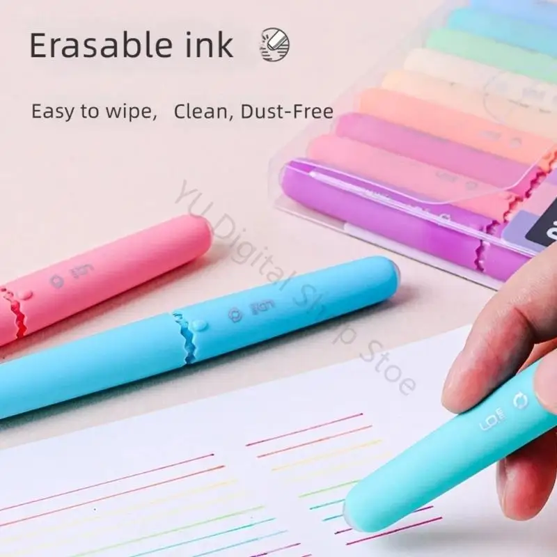 96BA 9-farbiges radierbares Gelstift-Set, 0,6 mm Gelstift für Planer-Tagebuch-Skizzen – Detail 8