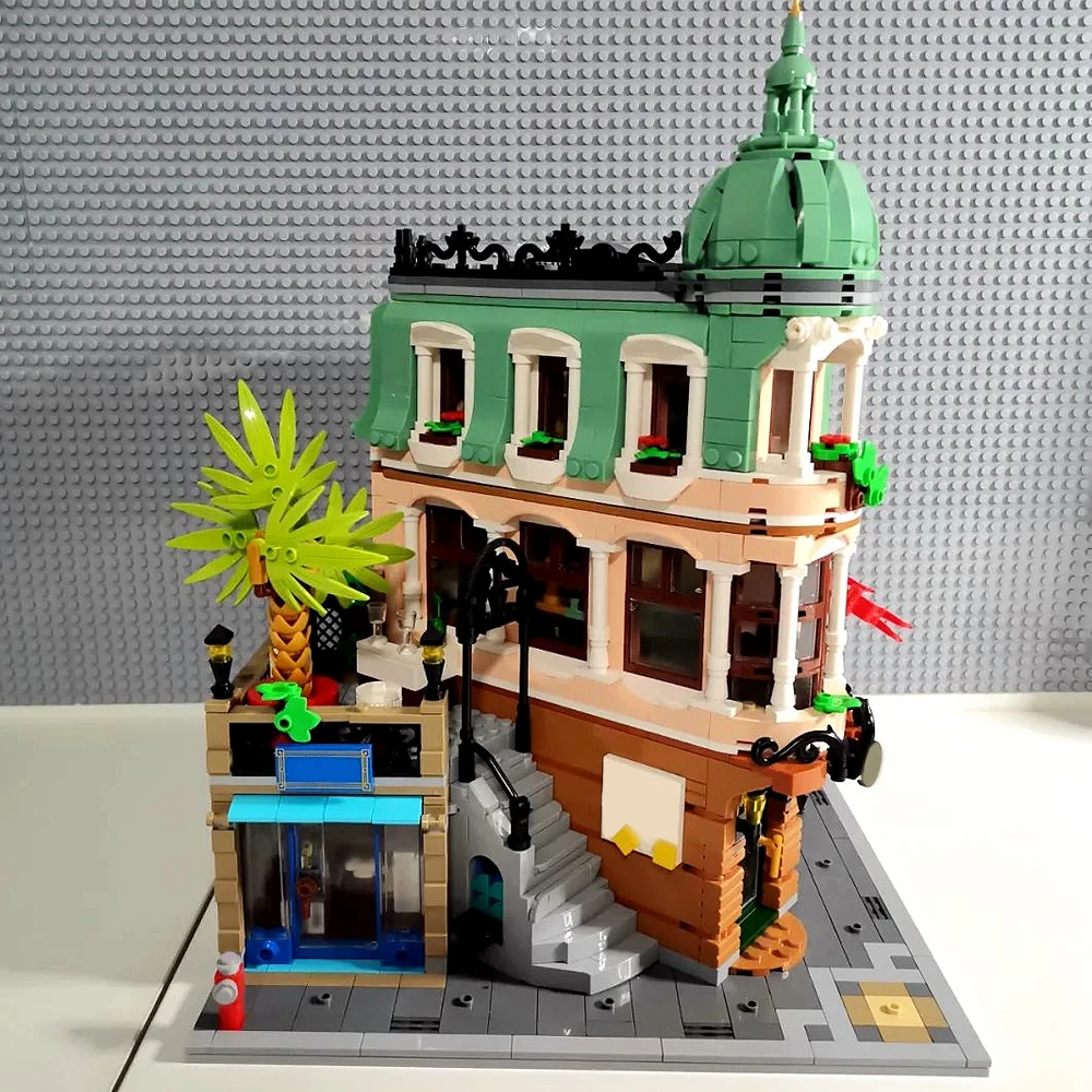 Boutique hotel Creative Expert street view moc Architecture Modularize Building Blocks Bricks Model Educational Toy Gift 3066PCS