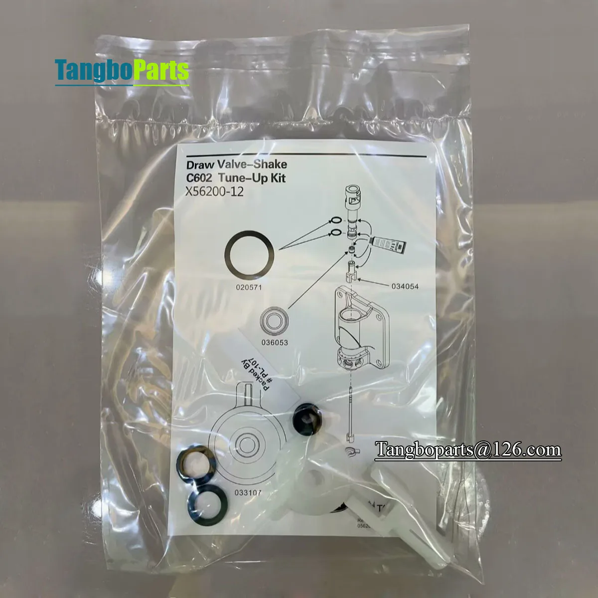 

Ice Cream Machine Accessories X56200-12 Part Bag Tune Up Kit For Taylor 606 602 Ice Cream Machine Replace