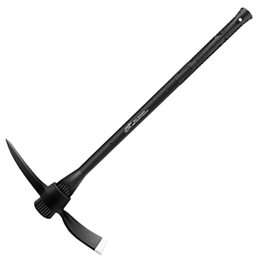 

glorousamc Forged Adze Pick Weeding Mattock Hoe Pick Mattock with Fiberglass Handle Garden Pick Great for Loosening Soil Archae