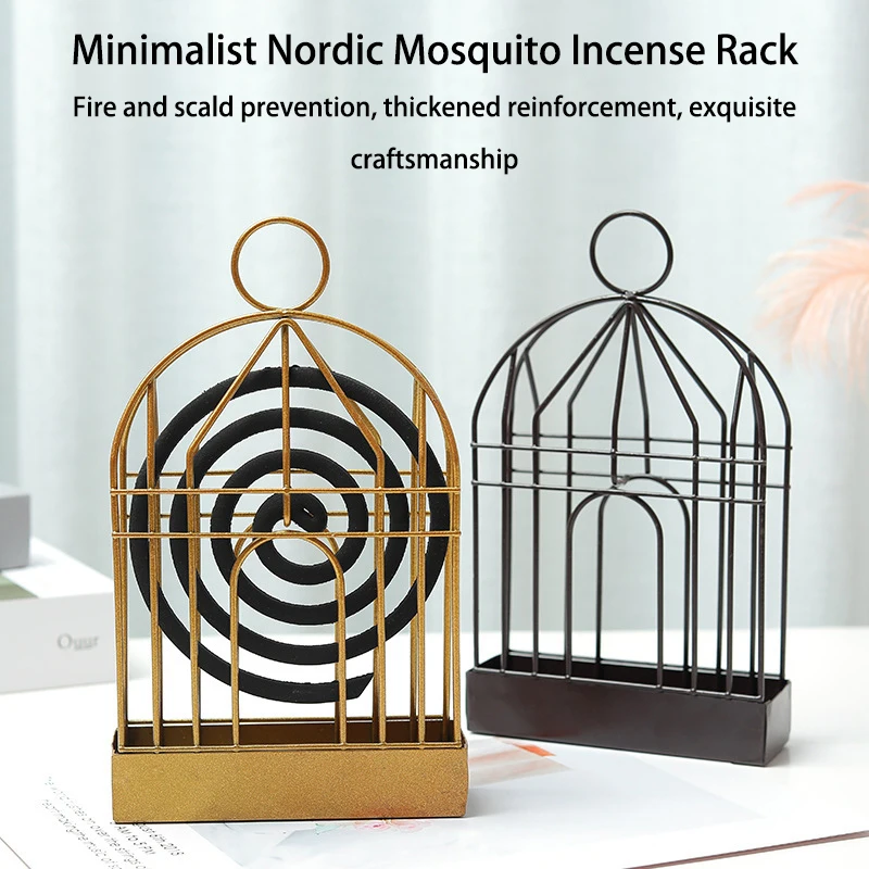 

Nordic Style Iron Art Bird Shape Mosquito Coil Holder Incense Shelf Home Mosquito Repeller Holder Ornament New Decoration