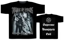 Cradle Of Filth Supreme Vampiric Evil Black Official T Shirt Mens