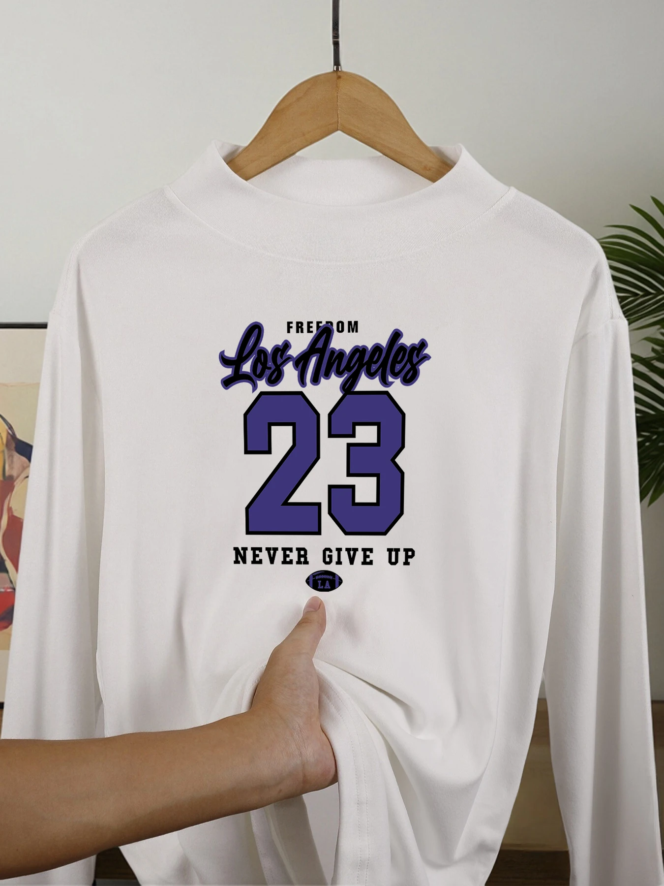 Freedom Never Give Up Prints رجالي جديد طبقة أساسية رشاقته المخملية الصوف قميص طويل الأكمام مريح صالح البلوز وهمية الرقبة لينة القمم