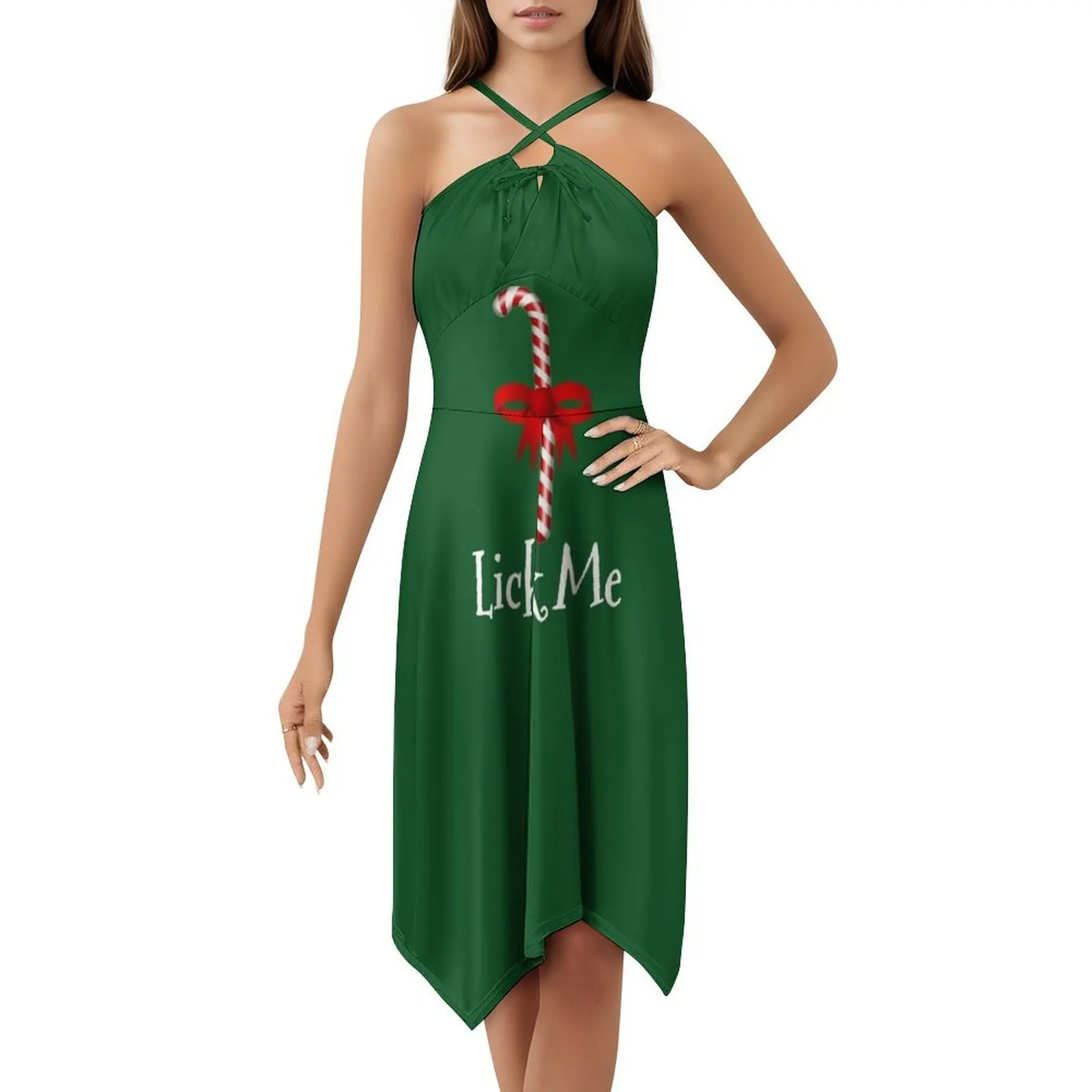 فستان Lick Me / Candy Cane Choice على الطراز الكوري للنساء فستان كاجوال أنيق للحفلات أو الارتداء اليومي Candy Cane Candycane #5