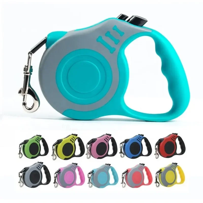 Pet Products Wholesale Designer Adjustable Automatic Heavy Duty Nylon Material Retractable Dog Leash