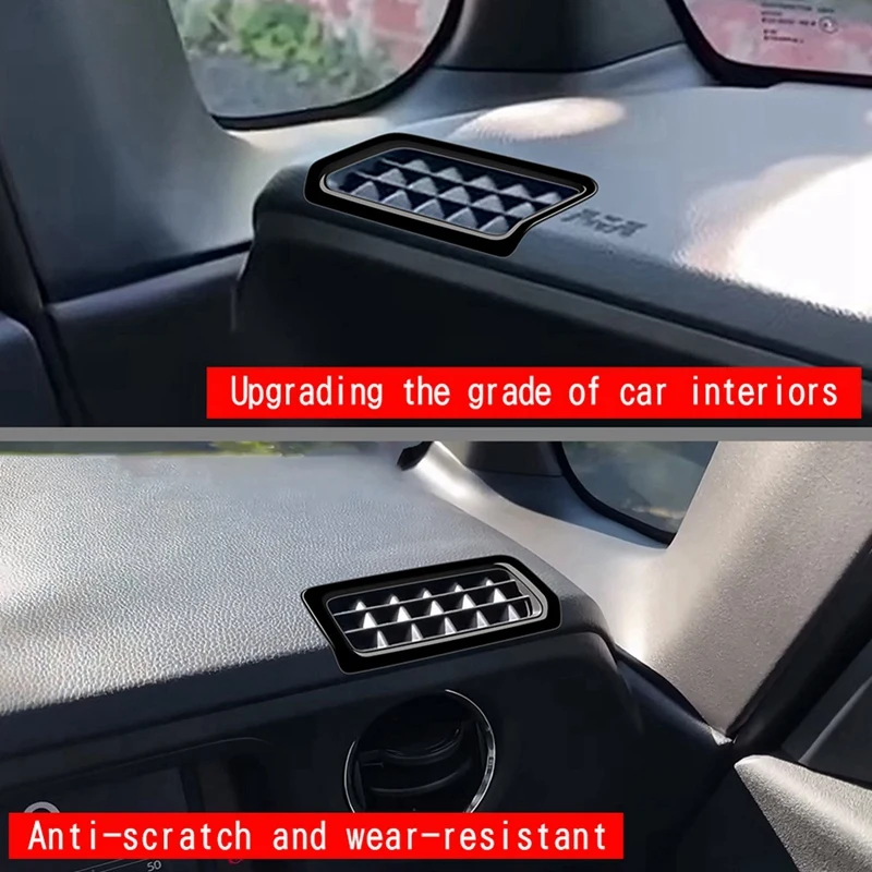 Car Dashboard A/C Air Outlet Trim Frame For Honda N-BOX 2024 Air Conditioner Air Outlet Cover