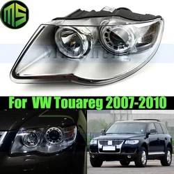 Maosheng Halogen LHD Headlight Front Bumper Head Light Lamp For VW Volkswagen Touareg 2007-2010 Head Lamp Headlamp No Blub