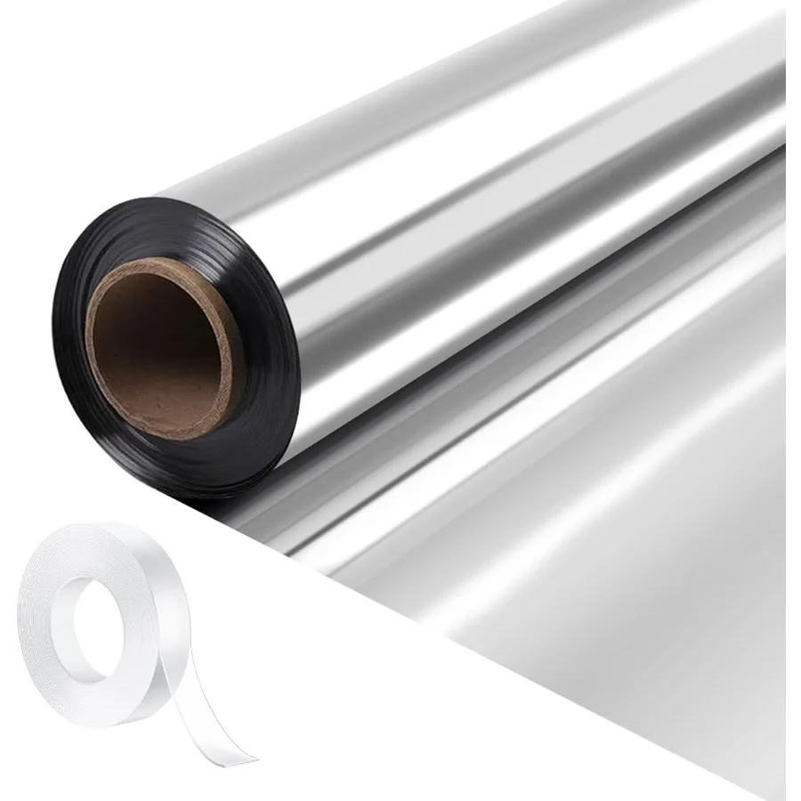 

3.3ft x 98.4ft Mirror Rug Aisle Runner for WeddingDouble Sided Bright Reflective Decorative Carpet for Birthday Graduation Part