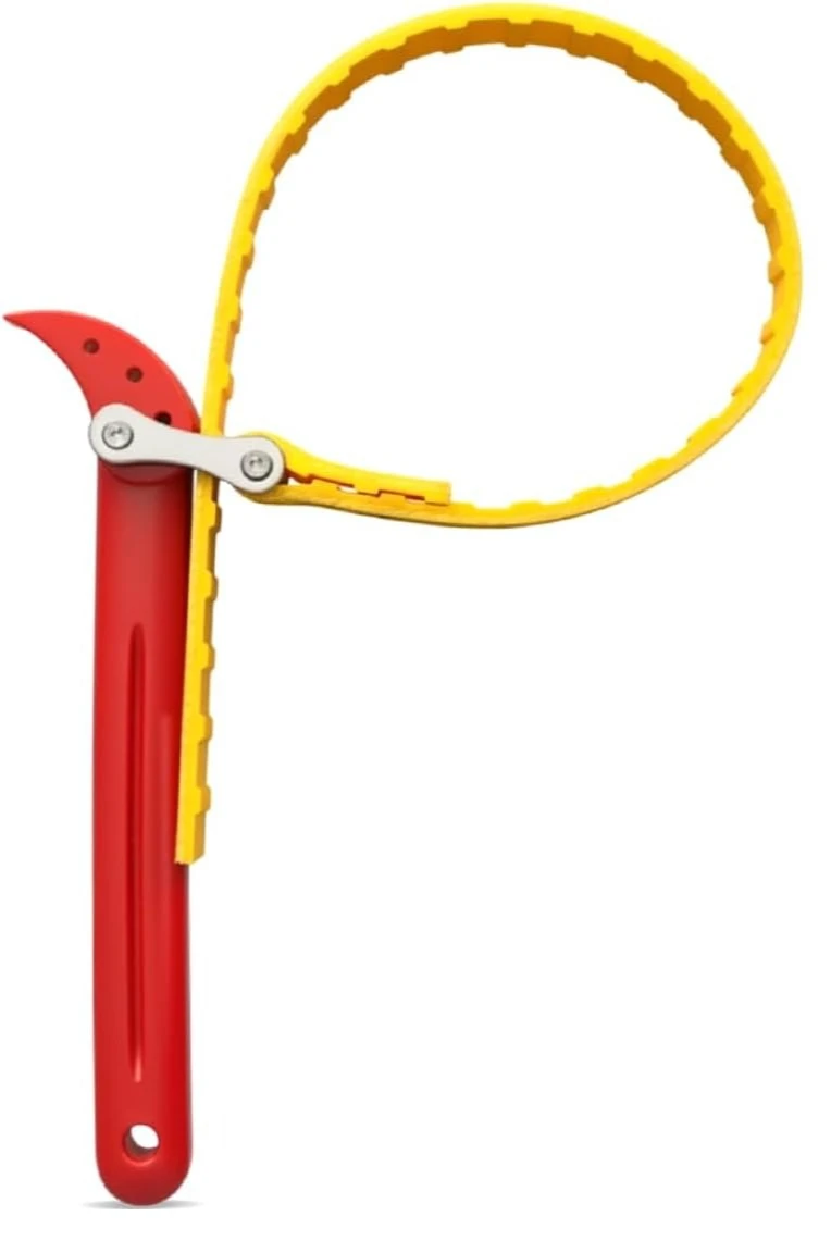 

adjustable belt wrenches of 8 inches in size for water filter replacement. Oil filter wrench maximum of 4.7 inches Yellow