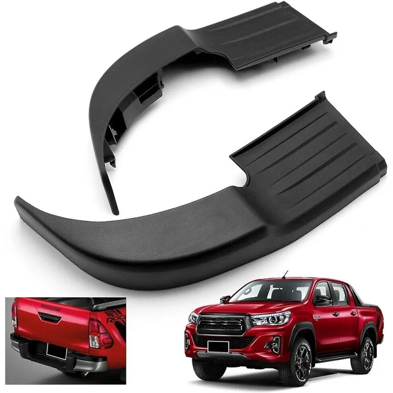 Kit de 2 Piezas de Placa de Protección para Parachoques Trasero para Toyota Hilux Revo 2015-2019 52164-0K030 52163-0K030, Repuesto de Accesorios para Auto