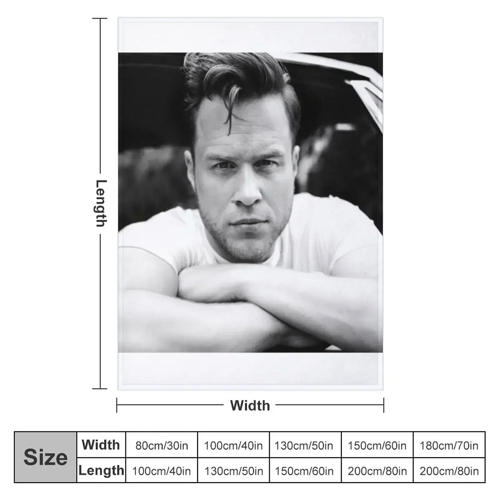 Olly Murs Throw Blanket Decoratives Single Bed Fashionable warm winter Blankets