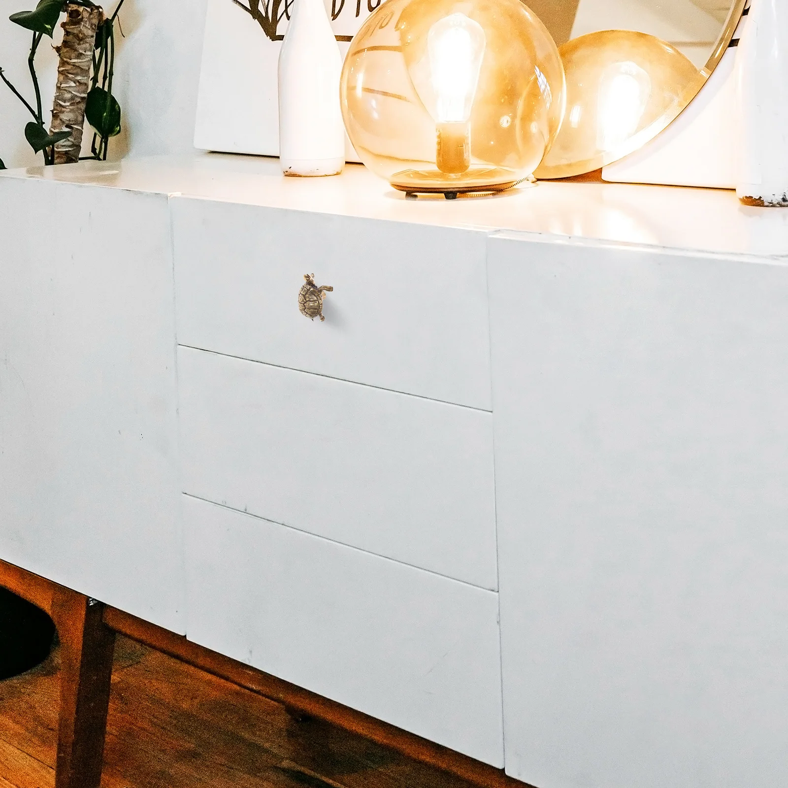 1pc longévité tortue laiton armoire poignées mignon tiroir tire pour chambre armoire meubles matériel placard tirer boutons