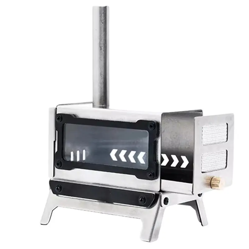 

NEW-Fire Stove Tabletop Small Firewood Stove Portable Folding Camping Travel Mini Incense Burner 1.5 New Outdoor